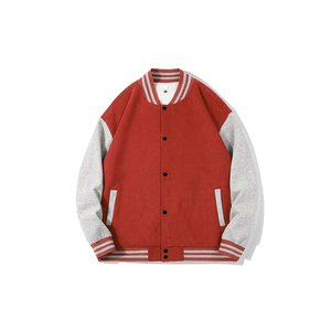 Logo personnalisé brodé grande taille Letterman vestes pour femmes fabricant d'usine respirant veste de baseball laine cuir - Product Image 4