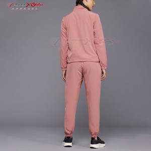Two Piece Women Jogging Tracksuit With Elastic Waist Pants And Slim Fit <b>Jacket</b> Women Jogging Tracksuit For <b>Workout</b> - Product Image 4