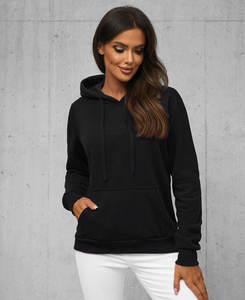 Casual, Streetwear Drop Shoulder Figures Transpirable Eco-friendly Hoodies Knitted Ladies Orange - Product Image 5