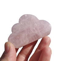 Quartz Rose Naturel Nuage Sculpté Pierre Précieuse Pierre de Cristal Style Feng Shui Reiki Cristal de Guérison Sculpté Nuage Grossiste
