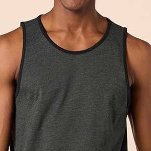 Débardeur à séchage rapide à vendre en gros à bas prix Débardeur sans manches Workout Men Tank Top téléchargé par Dress Sports - Product Image 4