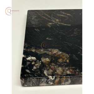 เขียงหินอ่อนสีดำล้วนอุปกรณ์ตกแต่งห้องครัวธรรมชาติสำหรับสับทันสมัย - Product Image 4