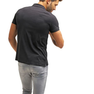 T-shirts polo d'été unisexe XL 100% coton nouveauté vêtements de golf à la mode impression de logo personnalisé tricoté anti-rides - Product Image 3