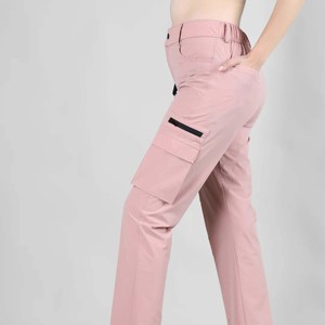 กางเกงยีนส์ขาบานสำหรับผู้ชายกางเกงยีนส์ทรงหลวมใส่สบายโลโก้ได้ตามต้องการ - Product Image 3