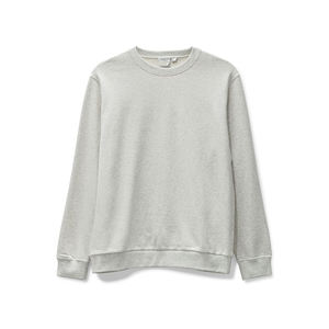 Sudadera de invierno con hombros descubiertos de alta calidad 240gsm suéter de cuello redondo en blanco de peso pesado sudaderas con capucha poliéster 100% algodón bordado - Product Image 6