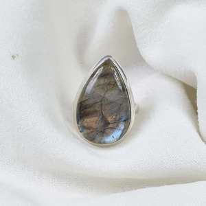 Pear Shape Handmade <b>Ring</b> Jewelry Solid 925 Sterling Silver Natural Multi Fire <b>Labradorite</b> Gemstone Sterling Silver <b>Ring</b> Jewelry - Product Image 4