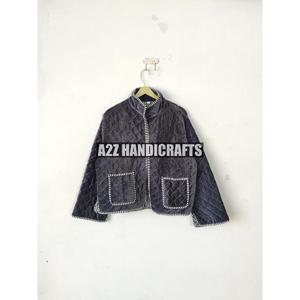 Veste matelassée en velours de coton Boho pour femmes à la main écologique respirant automne indien Vintage cadeau elle - Product Image 2