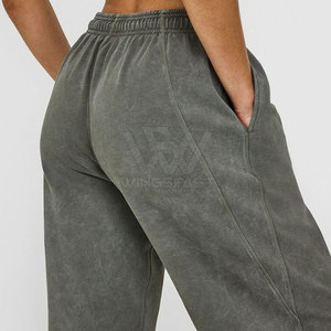 OEM Service Quick Dry Best Price Women Acid Wash <b>Trouser</b> Best Selling Women Acid Wash <b>Trouser</b> - Product Image 5