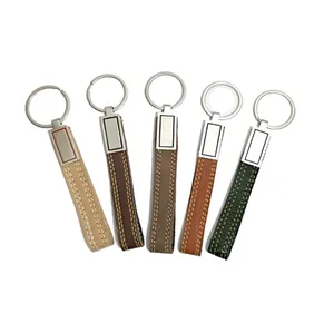 HOT SALE High Quality leather llaveros key chain Man decoration gift car leather