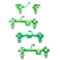 Boutons de remplacement sans fil verts, circuit imprimé, film conducteur, clavier flexible EVA pour manette de jeu Dualshock 4 Pro Slim