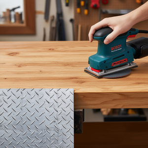 แผ่นกระดาษทรายแบบมีรูพรุนขนาดมาตรฐาน 93x230 มม. ยี่ห้อ Stanley สำหรับเครื่อง Bosch - Product Image 3