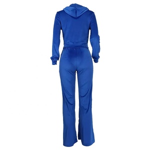 ชุดเซ็ตฮู้ดดี้ครอปและกางเกงจ็อกเกอร์ทรงบาน สไตล์สตรีทแวร์ลำลองสำหรับกิจกรรมกลางแจ้ง แฟชั่นฤดูหนาว  สำหรับผู้หญิง  รับสกรีนโลโก้  ชุดฮิปฮอปสุดเท่ - Product Image 6