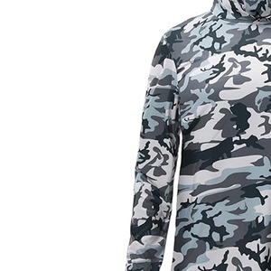 Custom OEM New Fishing Clothing Hoodie Sublimation Breathable Quick Dry Lightweight Long Sleeve Fishing Hoodie - Product Image 3