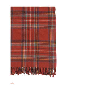 Manta de lana reciclada de nuevo diseño de alta calidad, comodidad acogedora con nuestras mantas de lana de tartán al por mayor a la venta - Product Image 6