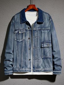 La mejor chaqueta vaquera para hombre Tendencias Vintage desgastada Versatilidad elegante y duradera Dominando el aspecto Chaquetas vaqueras para hombre - Product Image 3