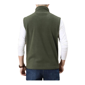 Gilet réversible en polaire pour homme, respirant et coupe-vent, grande taille, sans manches, confortable, tissu en laine, quantité minimale de commande bas, vente en gros - Product Image 5