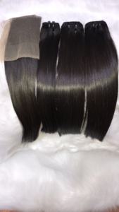 Máquina de extensiones de cabello Remy virgen Natural sin procesar 100%, doble trama, onda profunda suelta, todos los colores, onda Natural Bonestraight de lujo - Product Image 4