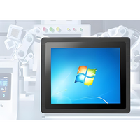 Pantalla táctil HD de grado industrial 12 \ "15 \" 17 \ "19 \" Monitor LCD de marco abierto Panel de alto brillo PC Pantalla de caja de metal resistente