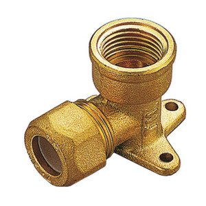 Gomiti de Gas Bicono Flangiati de Latón Hembra 10x1/2 Pes - Product Image 1