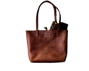 Leather bags women, Everyday Tote Bag, Genuine leather bag, Woman shoulder bag, Woman <b>purse</b>, Tote bag with zipper for women - Product Image 1