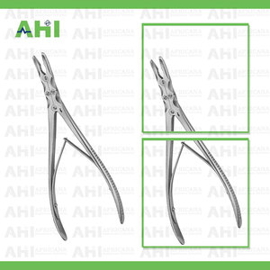 Rongeur à os Ruskin à action composée, morsure de 3 mm, 150 mm, droit, en acier inoxydable chirurgical, pince à os, forceps manuel, certifié CE - Product Image 4