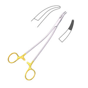 Pinzas portagujas de acero inoxidable manuales para diversas operaciones quirúrgicas - Product Image 4