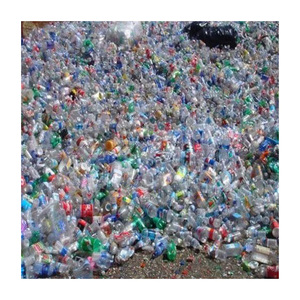 Déchets de bouteilles PET en gros, flocons de plastique transparent bleu vert - Product Image 6