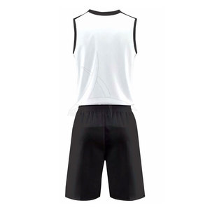 ชุดกีฬาบาสเกตบอล ออกแบบสีได้ตามต้องการ ระบายอากาศได้ดี ไซส์พลัส ชุดเซ็ต ผ้าสั่งทำพิเศษ คุณภาพสูง - Product Image 3