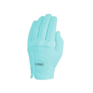 Nuevo diseño suave a todo color guantes de golf de cuero genuino transpirable y cómodo deportes guantes de golf personalizados - Product Image 2