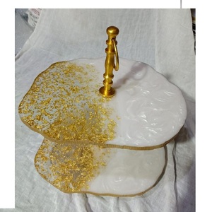 Soporte redondo clásico para pasteles de resina con tapa de Arte de resina, las últimas herramientas para pasteles de diseño de gran tamaño - Product Image 3