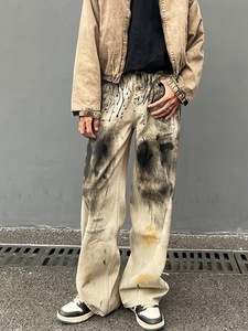 Vintage hommes coupe décontractée coupe-vent survêtement Streetwear respirant léger 100% coton grande taille propre droite plat - Product Image 2