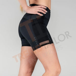Shorts de vélo à taille haute avec poche pour la course à pied et les sports - Product Image 2