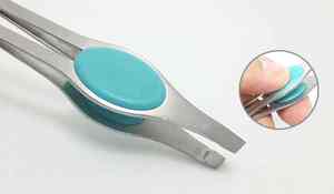 แหนบถอนคิ้วขนาดเล็กดีไซน์คลาสสิกพรีเมียมอุปกรณ์ความงามทำจากสเตนเลสสตีลความแม่นยำสำหรับขนบนใบหน้าและการเดินทาง - Product Image 6