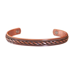 Brazaletes de mano magnéticos de cobre puro para hombres y mujeres Pulseras de poder de moda Brazaletes de moda - Product Image 6