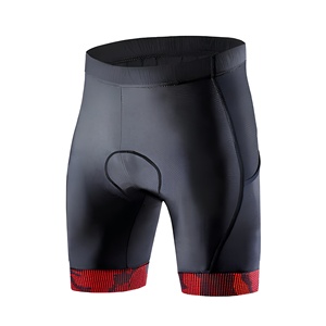 Men's Fitted <b>Cycling</b> <b>Shorts</b> With 3D Cushion <b>Pad</b> Quick Dry Spandex Polyester Red Brief Length - Product Image 1