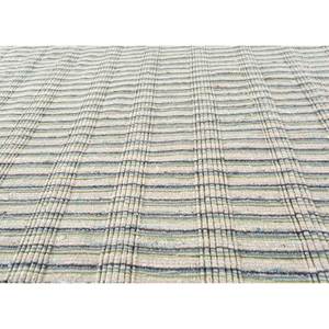 Alfombra Contour Green Clásica a Rayas Abstractas de Jacquard, Tejida a Mano, de Lana y Viscosa, 10mm, para Hogar y Coche, HWV-51024, Rectangular, Tipo Rompecabezas, para Pasillo - Product Image 3