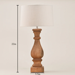 Lampe en bois écologique Décoration intérieure Appartement Salon Éclairage domestique Look moderne tendance Style frais Contemporain - Product Image 2