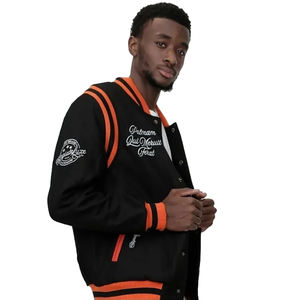 Veste Letterman brodée pour hommes Veste universitaire personnalisée de haute qualité pour les écoles et les équipes sportives - Product Image 6