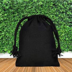 Sacs en coton réutilisables avec cordon de serrage pour le voyage, l'emballage de cadeaux DIY, le rangement, l'organisation, pochettes en tissu écologiques, utilisation en vrac, sacs en coton - Product Image 6