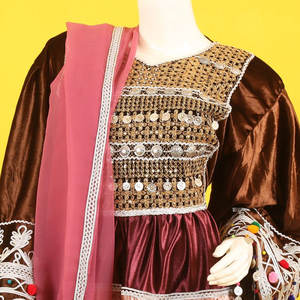 Vestido Afgano Tradicional Pakistaní de Lujo, Venta al por Mayor 2026, Traje de 3 Piezas con Bordado para Bodas - Product Image 3