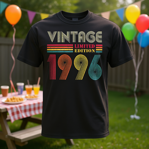 T-shirt vintage del 1996 per il 30° compleanno, personalizzabile, promozionale - Product Image 3