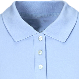 Camiseta Polo Corta de Estilo Inglés para Mujer, 100% Algodón, Tejida, Transpirable, Ecológica, con Logotipo Personalizado Bordado en la Parte Delantera - Product Image 2