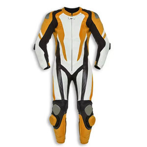 Professionnel de haute qualité hommes en cuir personnalisé course moto costume nouveau Style respirant vêtements de sport réglable moto costume - Product Image 5