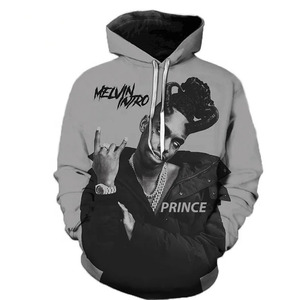 YNW Melly sudaderas con capucha hombres mujeres estampado rapero americano sudadera Hip Hop Harajuku hombres 3D estampado YNW Melly sudaderas con capucha abrigo de talla grande - Product Image 1