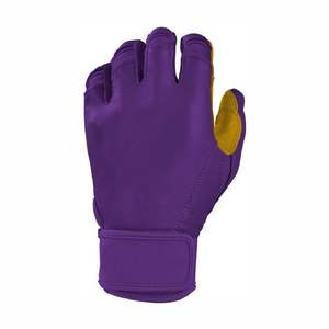 Gants de frappe de baseball professionnels en cuir de haute qualité pour adultes, couleur personnalisée, manchettes courtes, confortables, durables, écologiques - Product Image 3