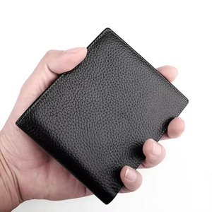 Custom <b>Men's</b> <b>Best</b> Quality Latest Style <b>Men</b> Genuine Leather Wallet for Sale / High Quality Wholesale Fashionable Leather Wallet - Product Image 5