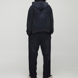 Survêtement imprimé à capuche délavé à l'acide, design personnalisé avec pierres, streetwear homme très demandé, respirant pour l'hiver, 2-en-1, vente en gros tendance - Product Image 4