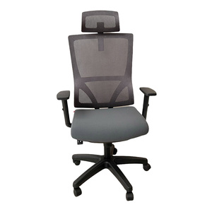 Silla de Oficina Ergonómica HOM1081-01, Altura Ajustable, Minimalista, Contemporánea, Respaldo de Malla, Reposacabezas Ajustable, Tela de Espuma - Product Image 5