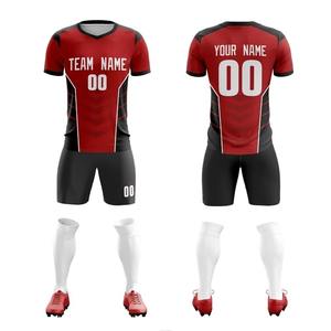 2024 uniformes de football en polyester respirant personnalisés vêtements de sport d'entraînement fabriqués en usine avec logo personnalisé pour équipe sportive - Product Image 6