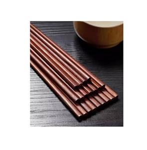 Baguettes de sushi chinoises en bois de bambou réutilisables de haute qualité couleur en bois naturel et meilleur produit de conception - Product Image 5